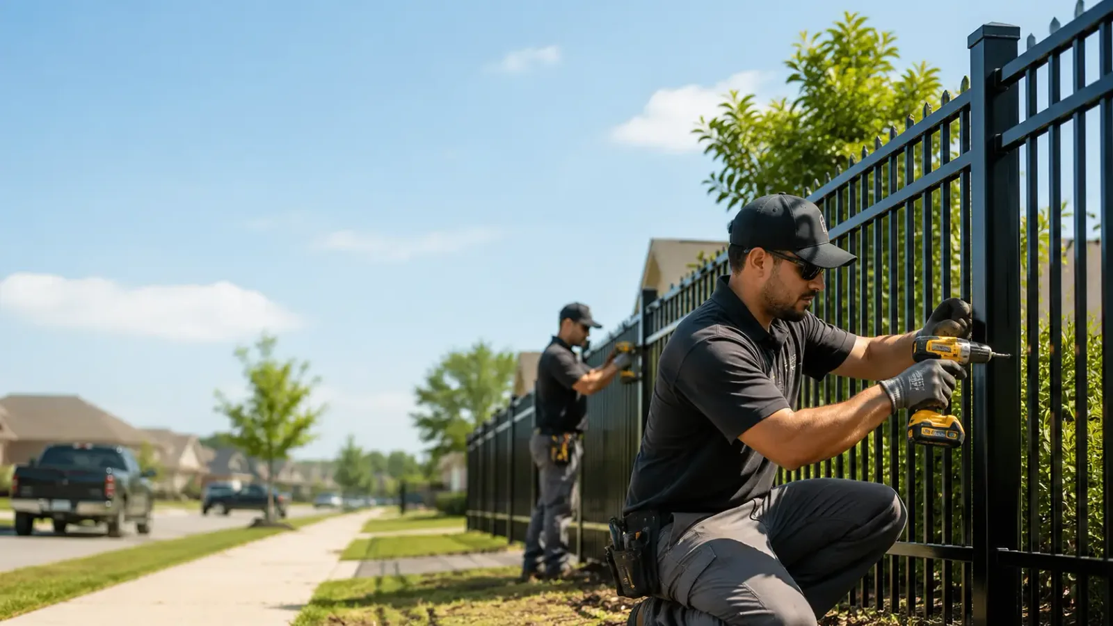 Metal Fence Installation in Pembroke, MA